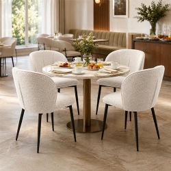 Curved Back Dining Chair for Commercial Hospitality