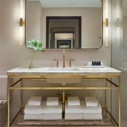 Custom Hotel Guestroom Bathroom Vanities