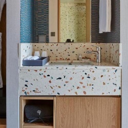 Custom Terrazzo Bathroom Vanities