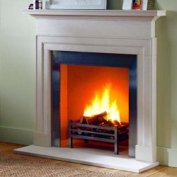 Dakota Limestone Fireplace Mantel