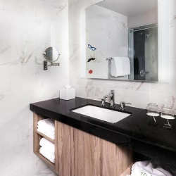 Dark Granite Countertops for Hotel Bathroom Vanity Tops