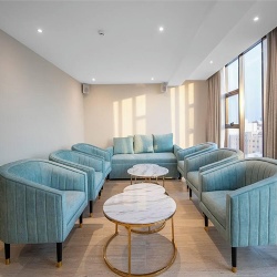Deep Seat Softgood Seating for Hotel Guest Lounge