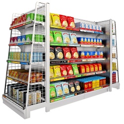 Display fixture for supermarket and convenient store