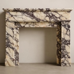 Etsy Marble Fireplace Mantel Calacatta Viola
