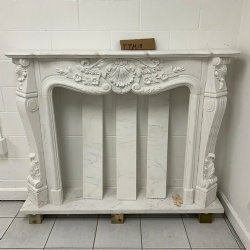 Etsy Marble French Style Fireplace Mantel