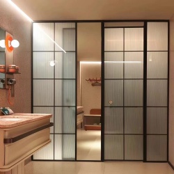 French Style Bathroom Glass Partition and Door