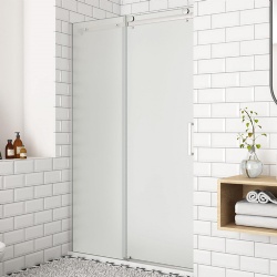 Frosted Glass Panel for Bathroom Shower Door