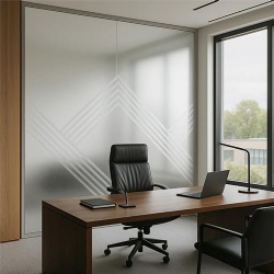 Frosted Interior Glass Wall for Private Office Division