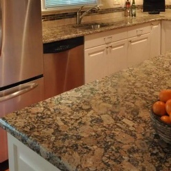 Giallo Fiorito Granite Countertops for Luxury Hospitality Millwork