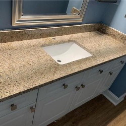 Giallo Ornamental granite bathroom vanity top