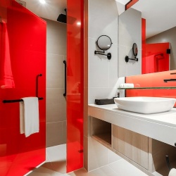 Glass and mirror for Radisson RED hotel