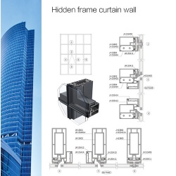 Hidden Frame Curtain Wall