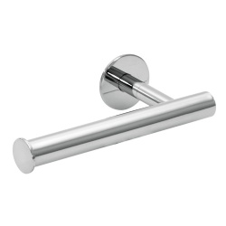 Horizontal or vertical toilet paper holder polished stainless steel