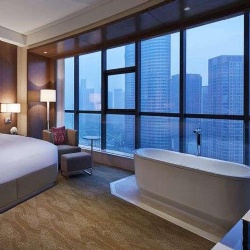 Hotel Guestroom Glass Window Wall