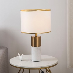 Hotel Table Lighting with Marble Base