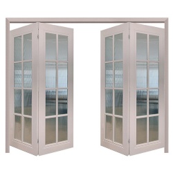 Interior French Bifold Glass Door