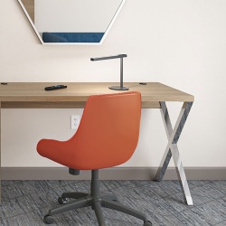 Laminate Desk with Metal Legs