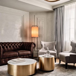 Leather and Tufted Executive Seating