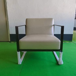 Lounge Chair with Metal Frame