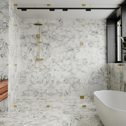 Marble Abrabescato bath shower room flooring and wall tiles