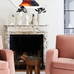 Marble Clad Fireplace