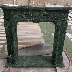 Marble Furniture Carving Interior Fireplace Mantel