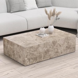 Marble cube coffee table furniture