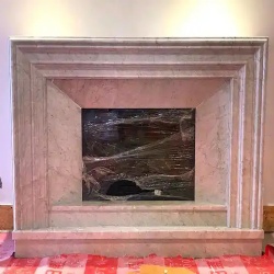 Marble fireplace mantel supplier in China