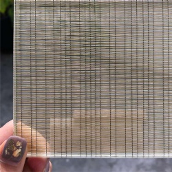 Metal Mesh Laminated Glass with Clear PVB Interlayer