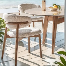 Modern Solid Wood Leather Chairs Restaurant Hotel Dining Chairs Home Furniture Carton Packing Kitchen Chairs Wooden Moden