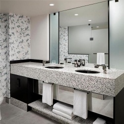 Recycled Stone Vanity Top for Hospitality Fit Out