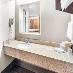 Red Roof Inn Bath Vanities by Granite Golden Yellow