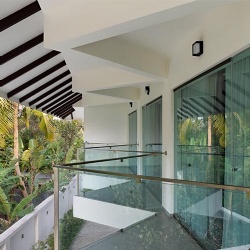 Resort Balcony Glass Railing
