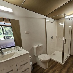 SMC bathroom for glamping tent