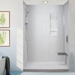 Scratch-Resistant SMC Shower Wall Cladding