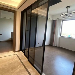 Sliding Aluminum Glass Partition Door