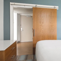 Sliding Barn Door in Even Hotel