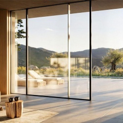 Slimline Telescoping Sliding Glass Door