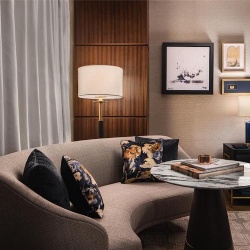 Sofa with COM Fabric Upholstery