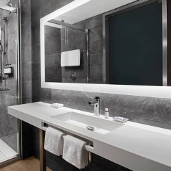 Solid Surface Bathroom Vanities for AC by Marriott Hotel