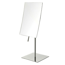 Table top rectangular vanity mirror with 3X magnification