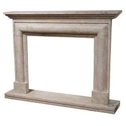 Travertine Fireplace