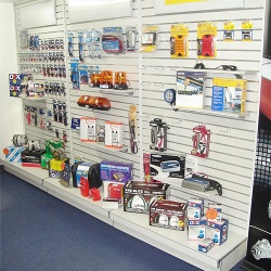 Wall Mounted Auto Shop Display Fixtures for Auto Accessories