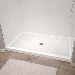 acrylic solid surface shower pan