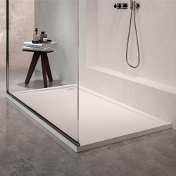 acrylic solid surface shower pan