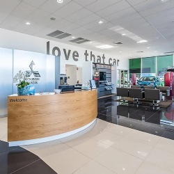auto dealership renovation display furniture packages
