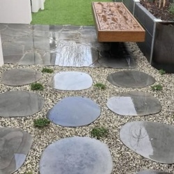 basalt flagstone outdoor paving