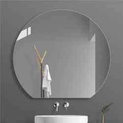 bespoke vanity mirror with customized shape and configuration