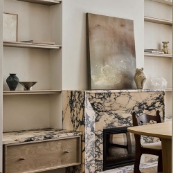 calacatta marble fireplace mantel