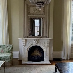custom marble fireplace factory